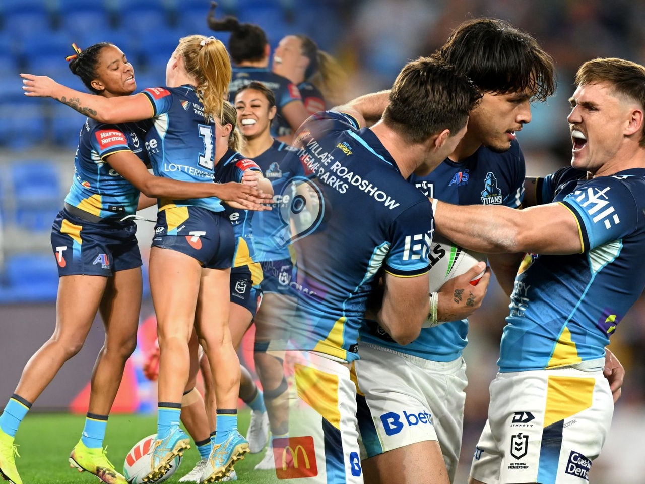 NRL & NRLW Titans Teams