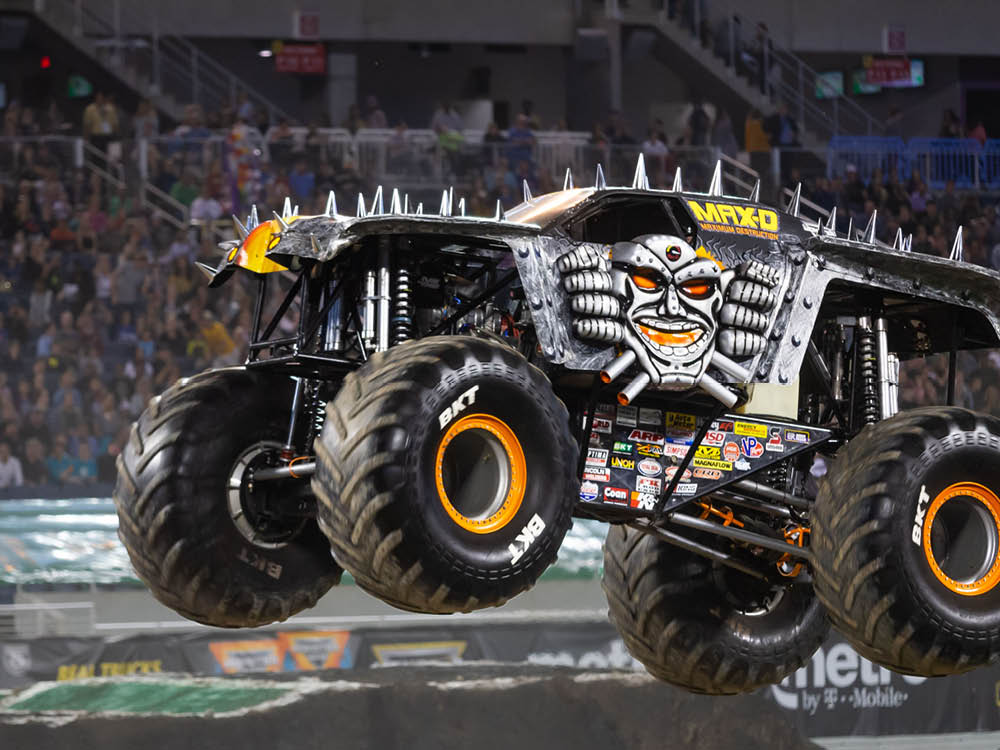 Max D Monster Truck in action