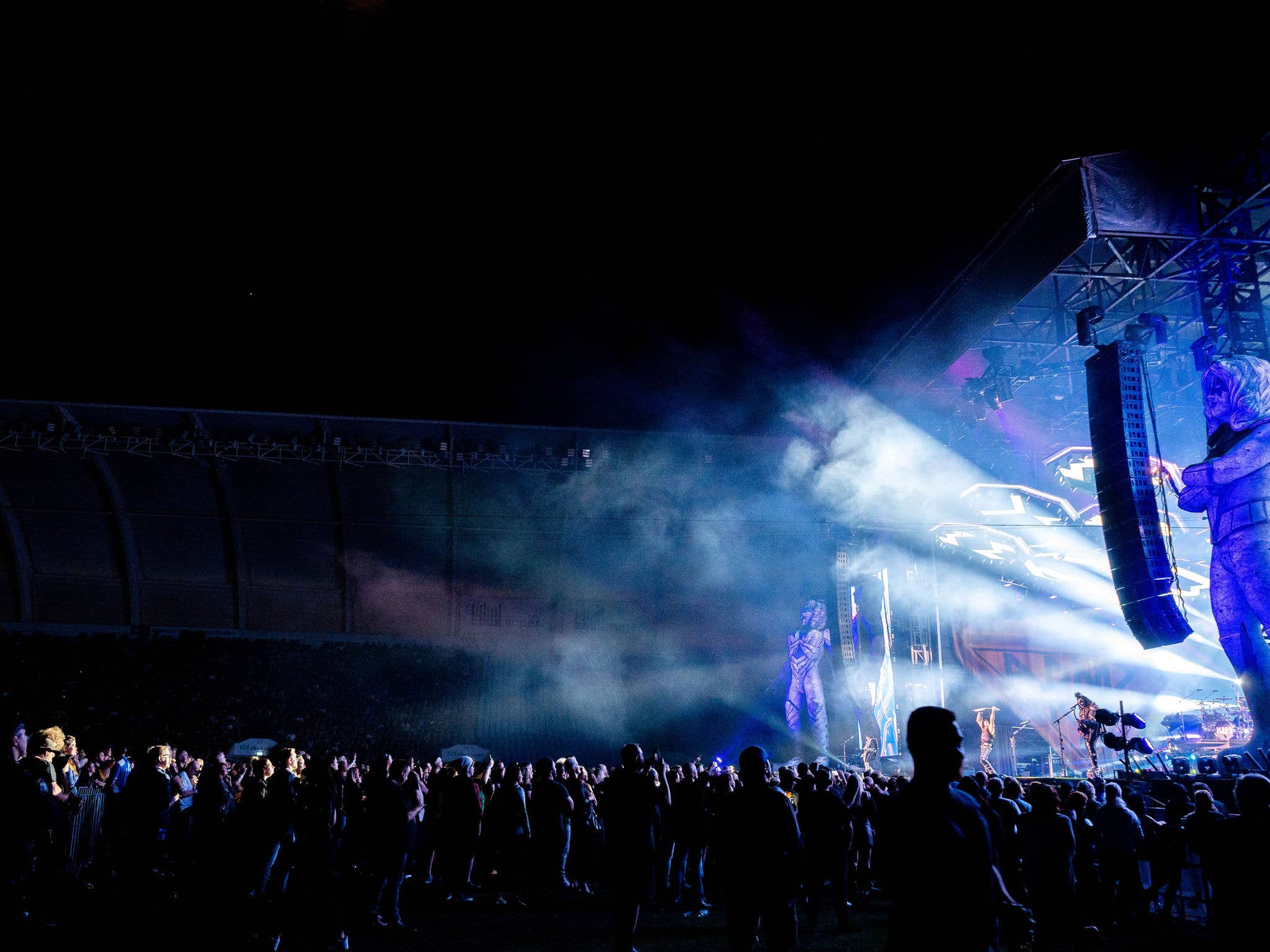 KISS Concert - Crowd shadow